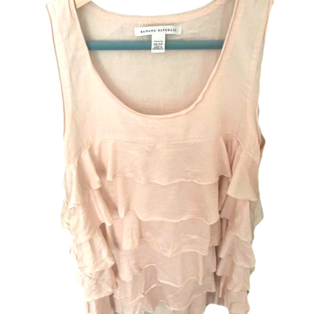 BR Peach Cascading Top sz XS